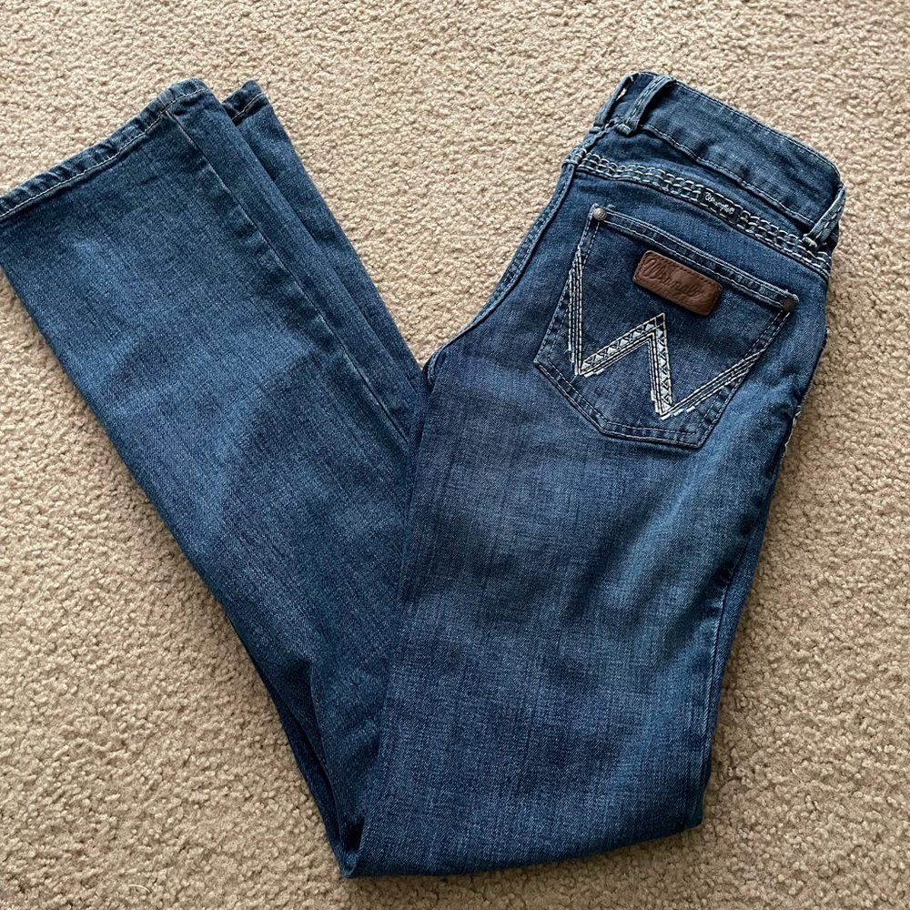 Wrangler Women's Dark Blue Boot Cut Jeans